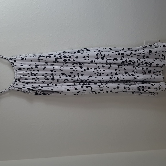 Tribal Black and White Patterned Maxi Dress Size M - Picture 8 of 8